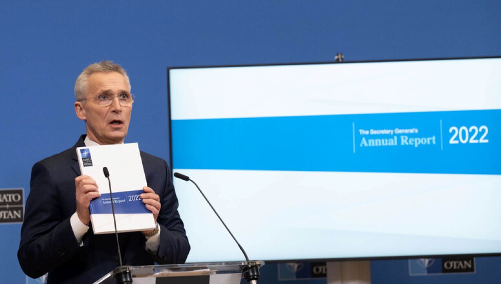 الأمين العام لحلف شمال الأطلسي ينس شتولتنبرغ يقدم تقريره عن عام 2022