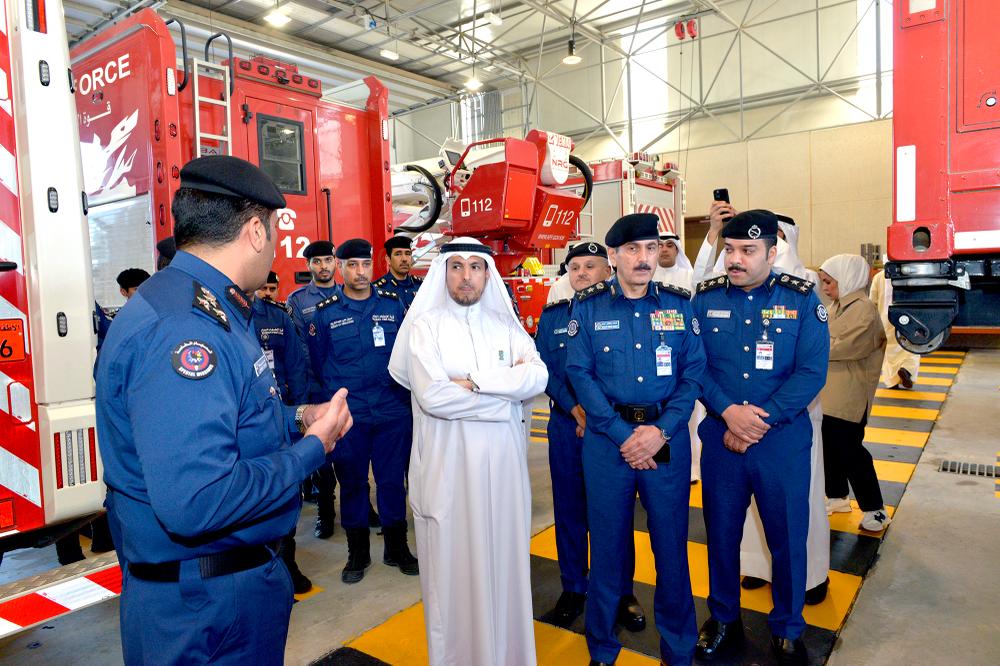 Kuwait University opens Al-Shedadiya firefighting station