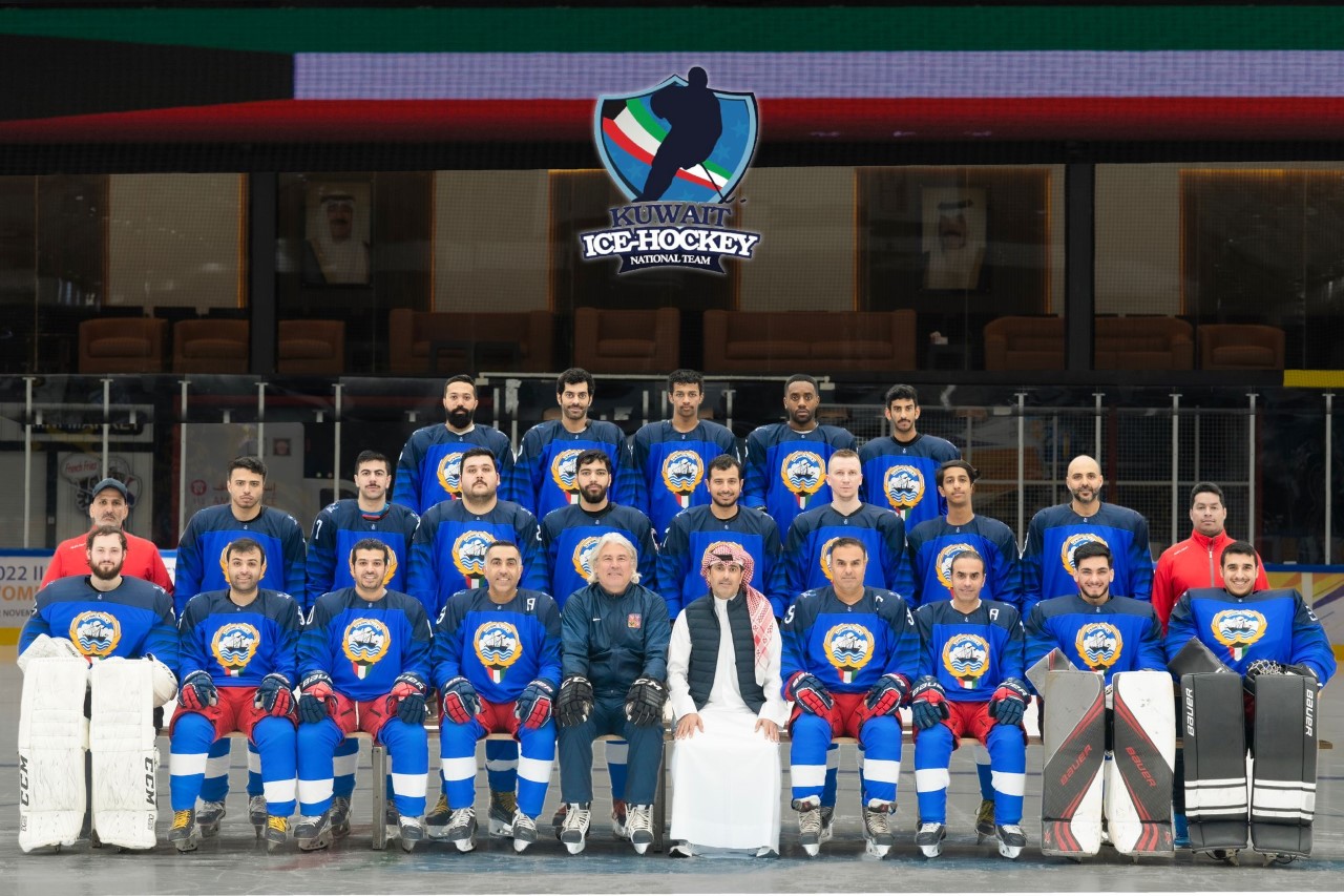 La sélection koweïtienne de hockey sur glace participe à la Coupe du monde en Mongolie au quatrième niveau
