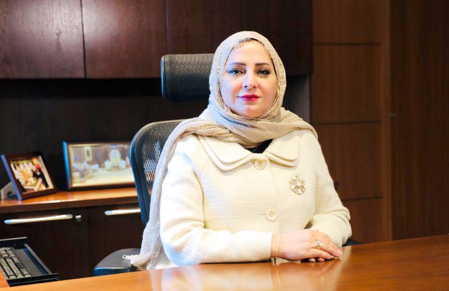 Acting Director of EPA Samira Al-Kanderi
