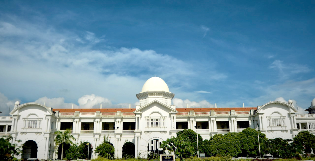 Central train station in Ipoh City in Malaysia