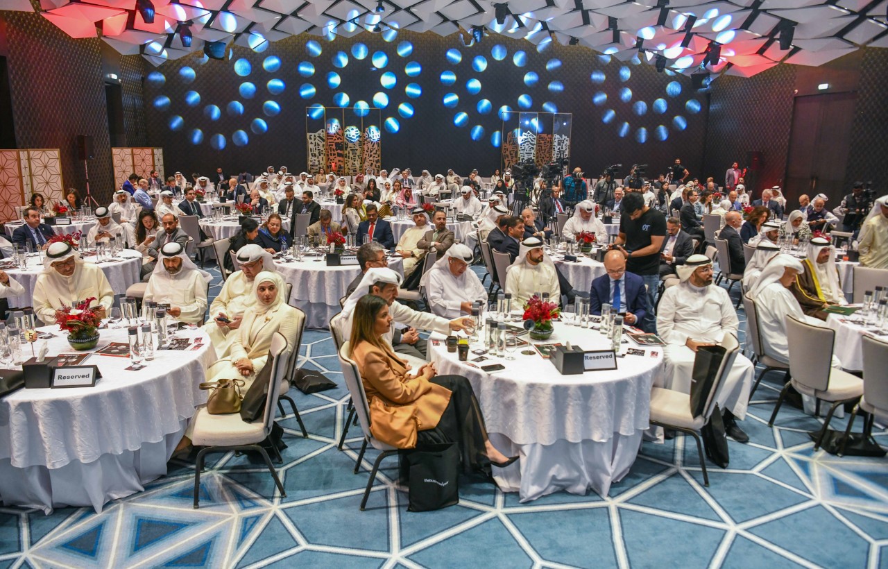 جانب من حضور مؤتمر (الكويت نحو التحول للاقتصاد الرقمي)