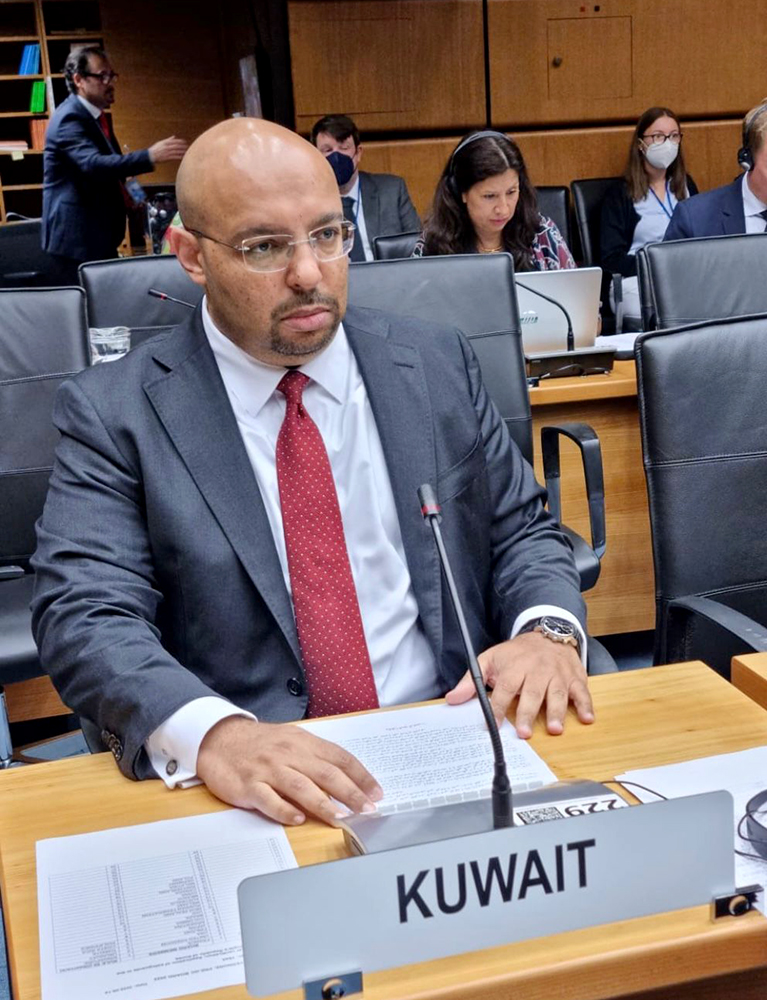 Kuwaiti Ambassador to Austria and its permanent envoy to international organizations in Vienna, Talal Al-Fassam