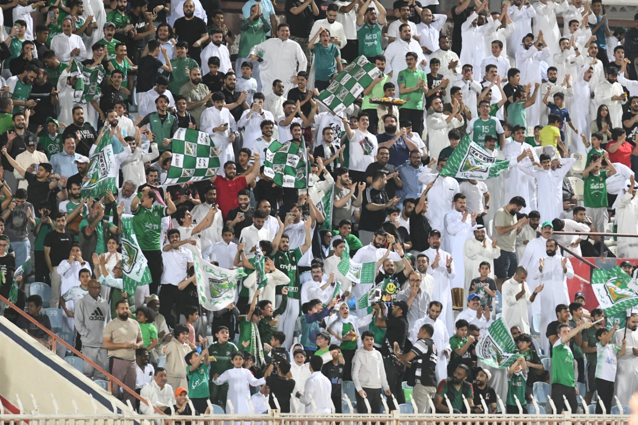فرحة جمهور العربي بالفوز