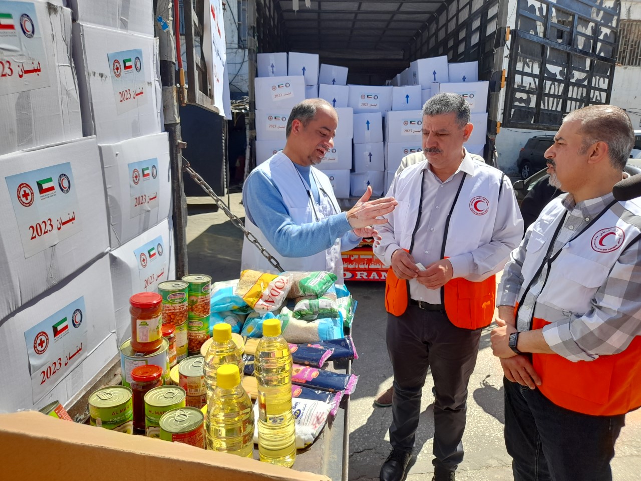 KUNA KRCS's Ramadan food parcel delivered to Palestinian Refugees in