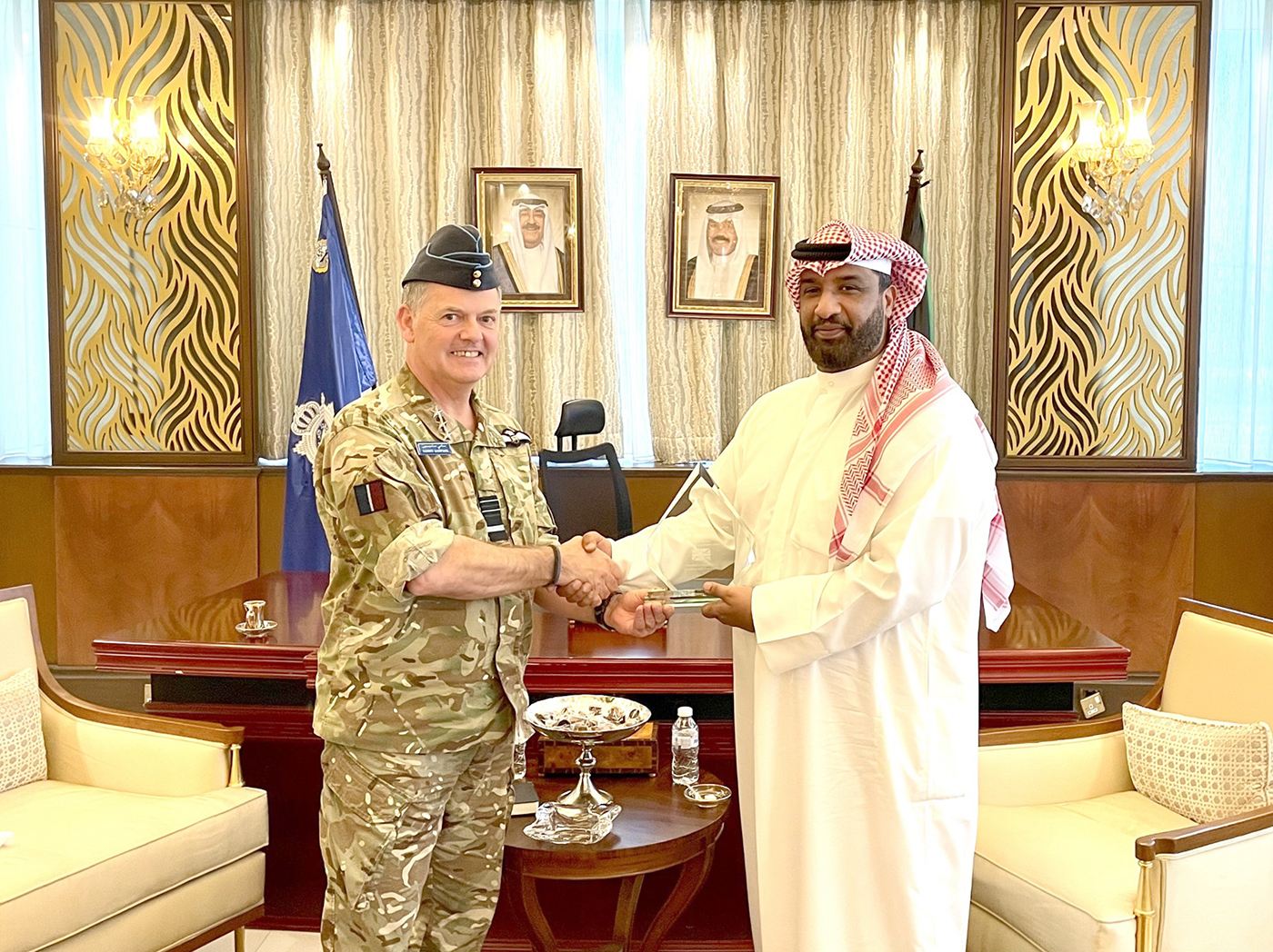 Kuwait Cyber Security Chief meets British Defense Senior Advisor