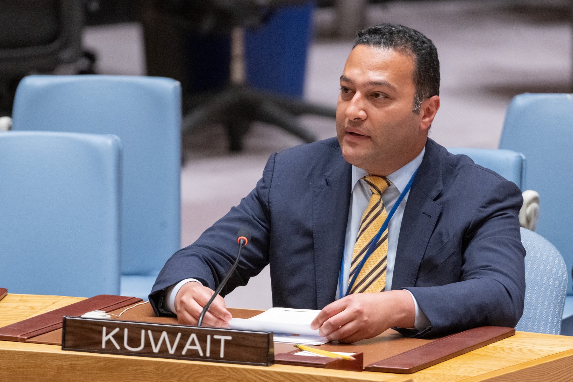 كونا Kuwait backs UN efforts to curb climate change Envoy 15