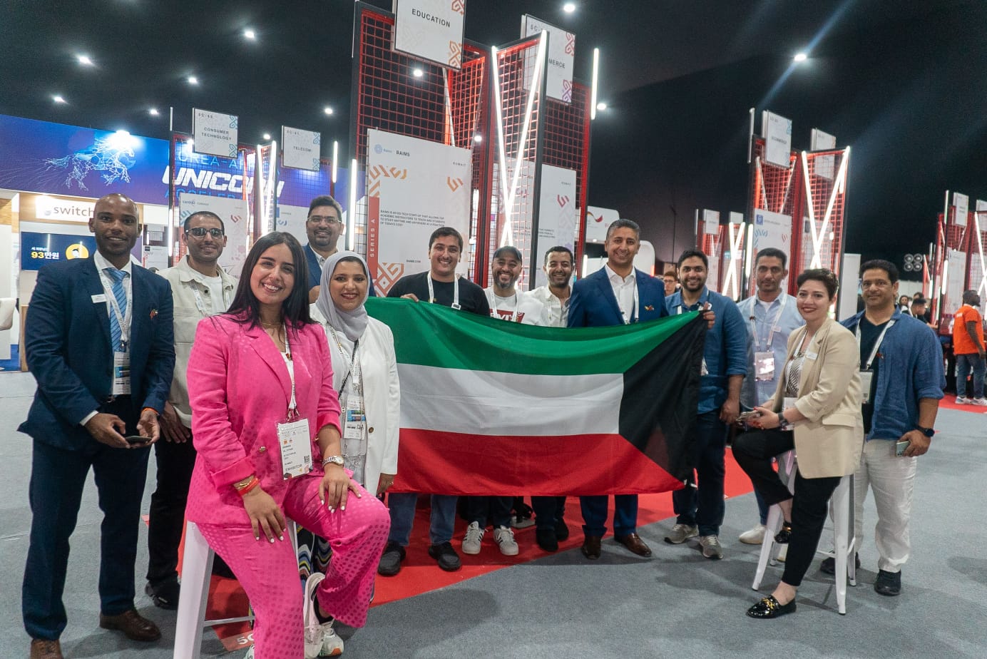 المبادرون الكويتيون المشاركون في معرض (جيتكس افريقيا)