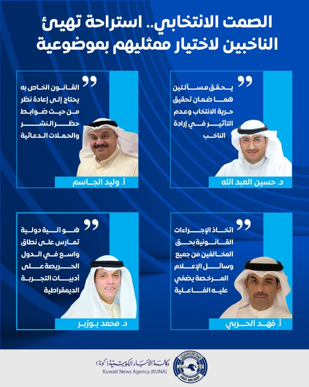 الكويت تدخل غدا مرحلة (الصمت الانتخابي) قبل يوم واحد من انتخابات (أمة 2023)