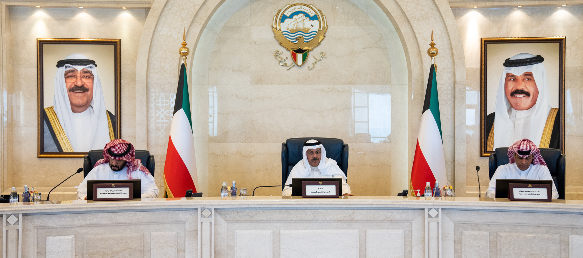 His Highness the Prime Minister Sheikh Ahmad Nawaf Al-Ahmad Al-Sabah presides Cabinet meeting	