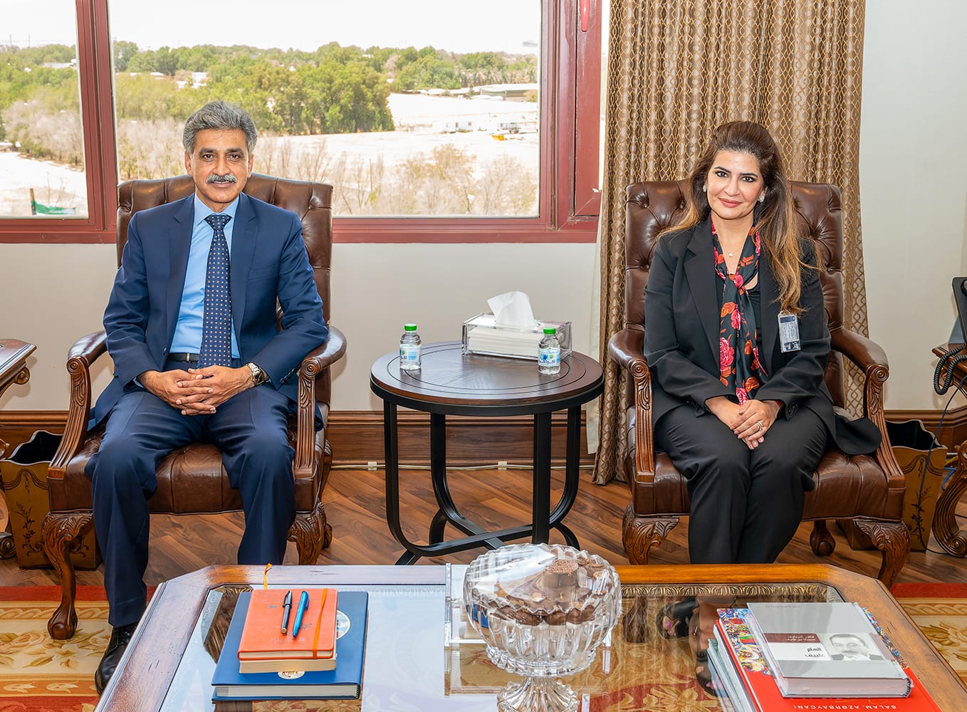 Director General of Kuwait News Agency (KUNA) Dr. Fatima Al-Salem receives Pakistani Ambassador to Kuwait Malik Farouq