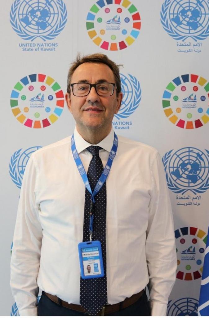 المنسق المقيم للأمم المتحدة بالإنابة في دولة الكويت مويسيس فينانسيو