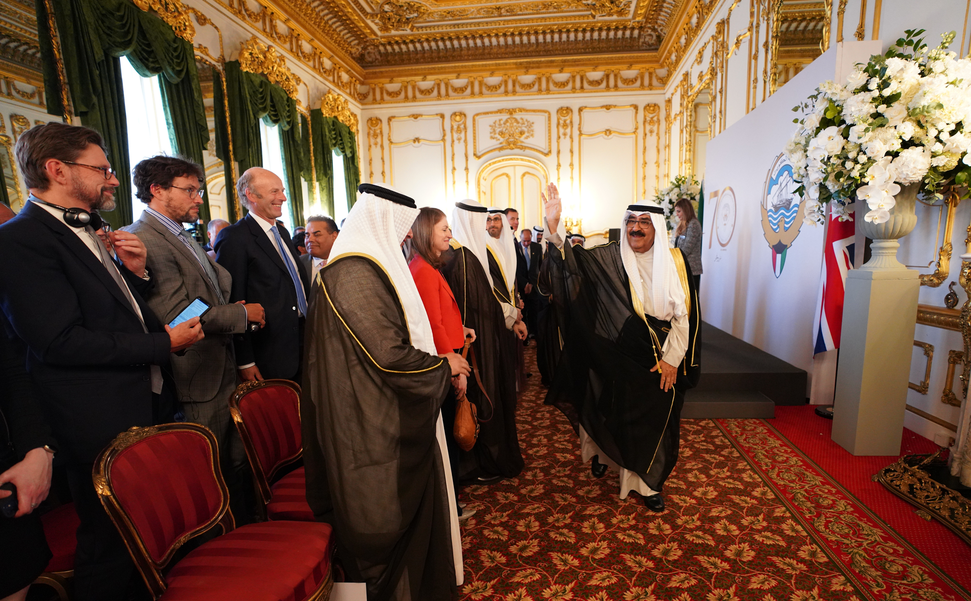 His Highness the Crown Prince Sheikh Mishal Al-Ahmad Al-Jaber Al-Sabah attends KIO celebration in London