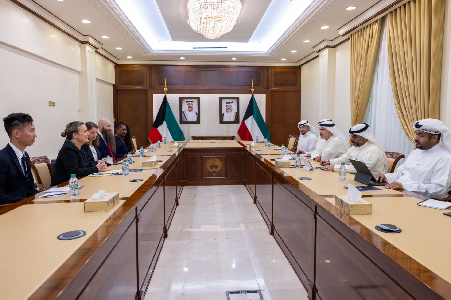 KUNA Kuwait Deputy FM receives several ambassadors, diplomats