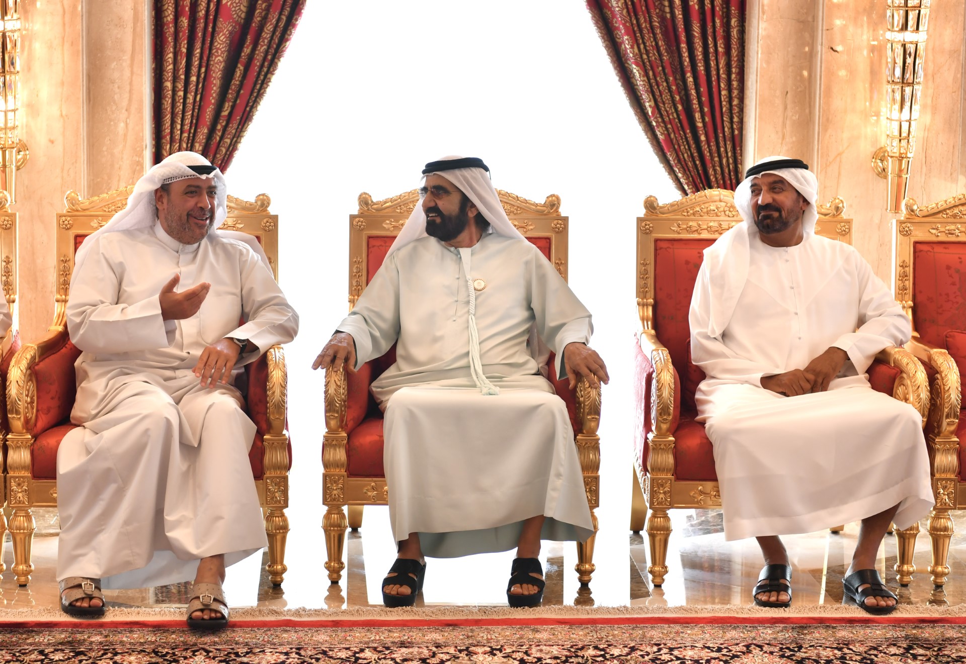 UAE Vice President, Prime Minister and Dubai Ruler receives Kuwaiti Defense Minister