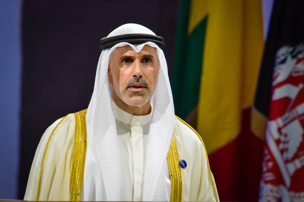 Representative of His Highness the Amir Sheikh Nawaf Al-Ahmad Al-Jaber Al-Sabah, Deputy Foreign Minister Sheikh Jarrah Jaber Al-Ahmad Al-Sabah