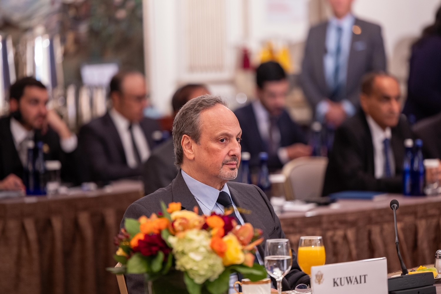 Kuwait's Foreign Minister Sheikh Salem Abdullah Al-Jaber Al-Sabah Participate in GCC-US ministerial meeting