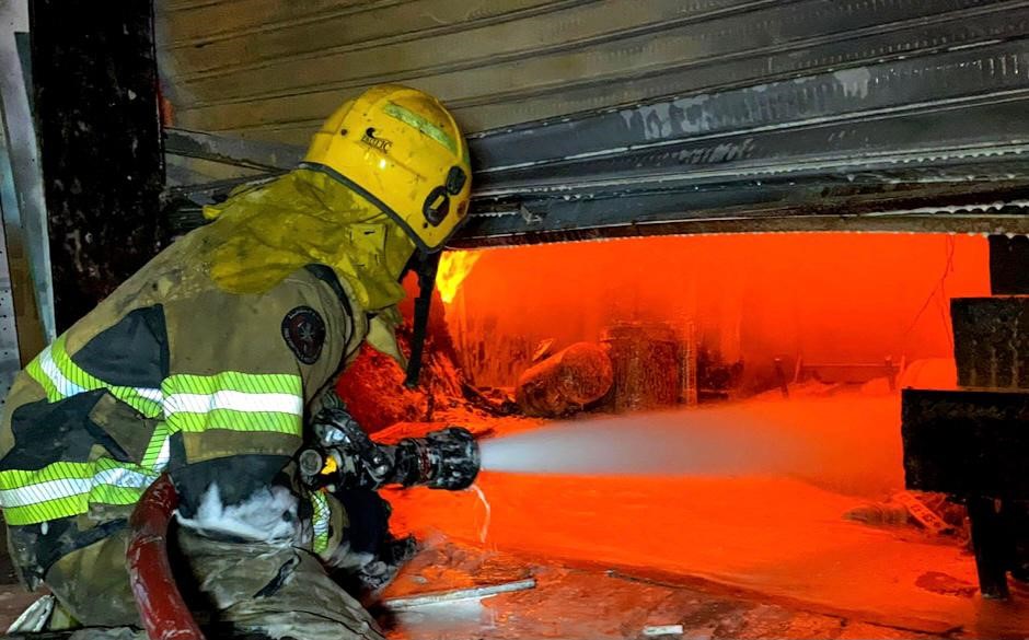 Firefighters scrambled to the region and managed to extinguish the blazes