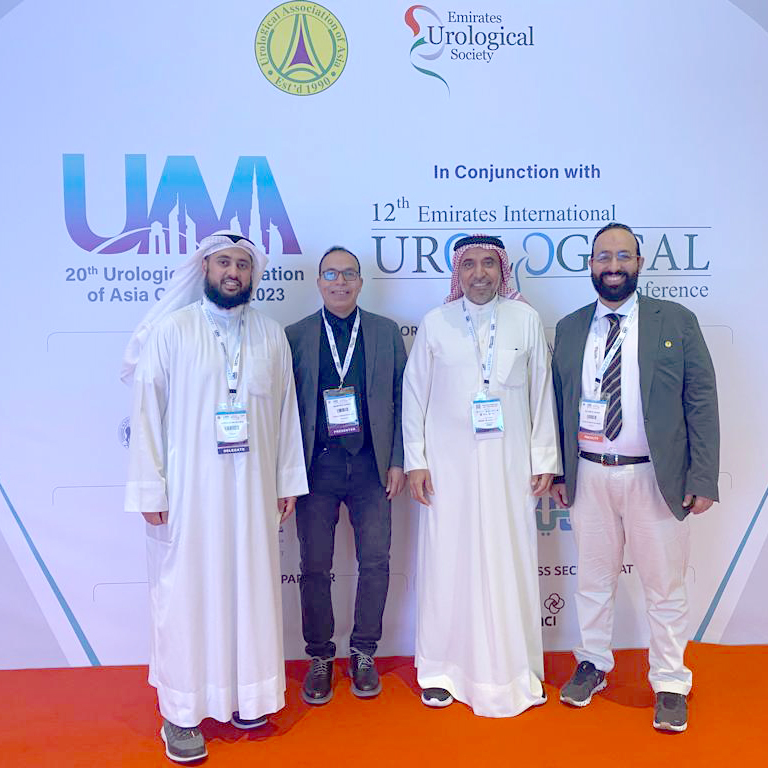 وفد الكويت المشارك في المؤتمر السنوي للجمعية الآسيوية لجراحة المسالك البولية