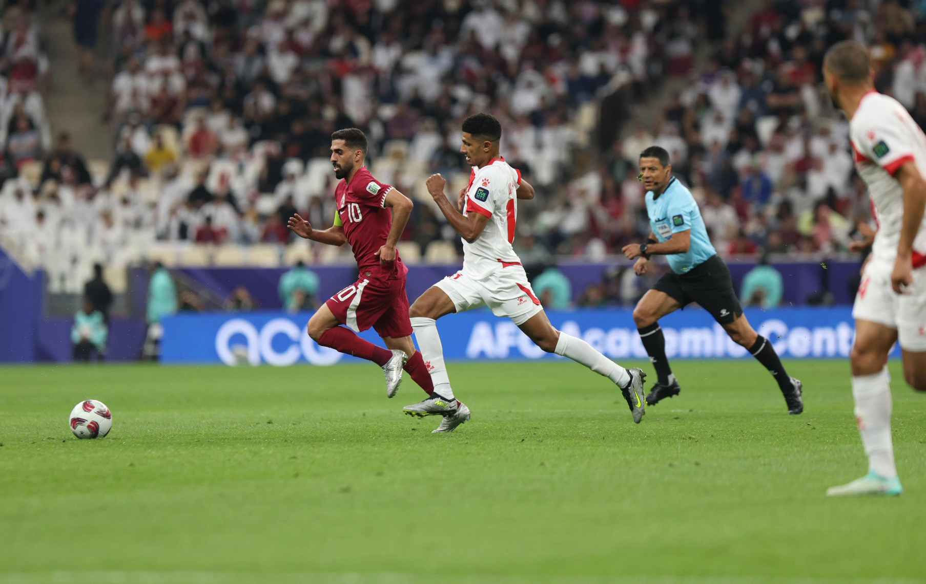Side of Qatar Vs Lebanon match at AFC Asian Cup 2023