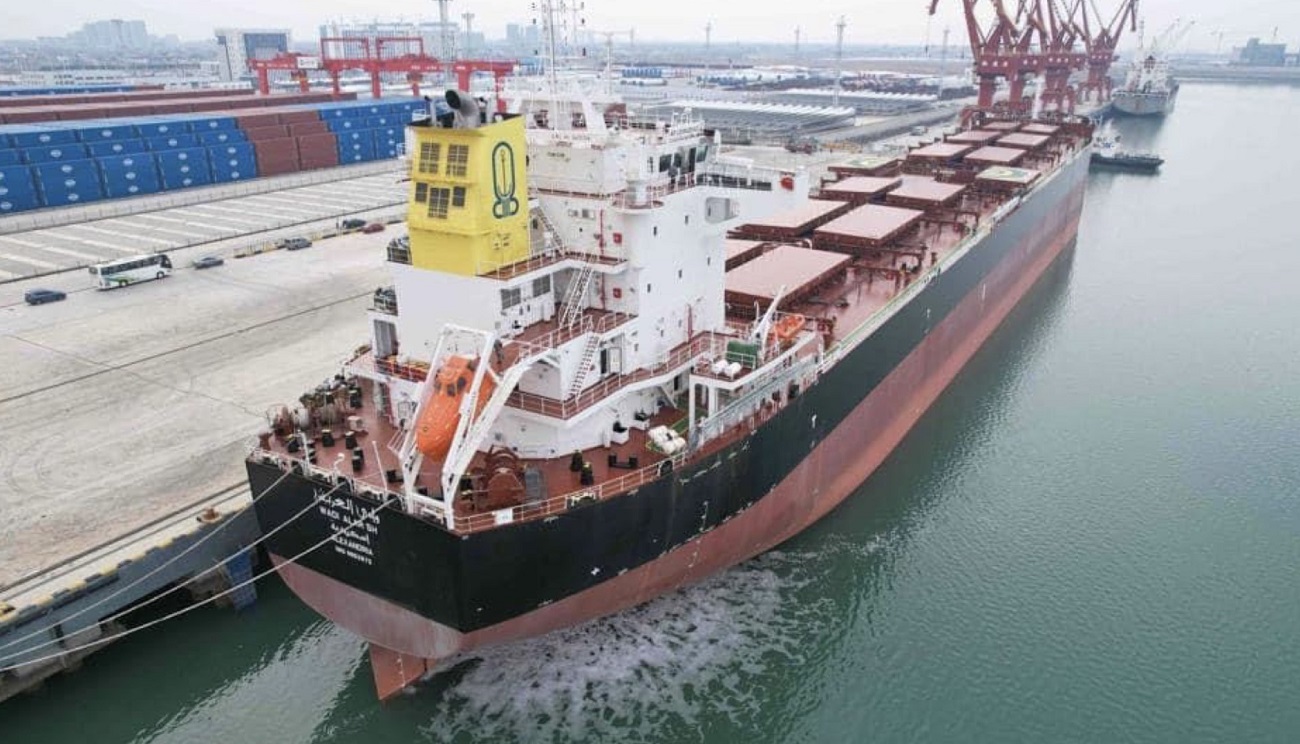 Egypt receives China's dry-bulk ship