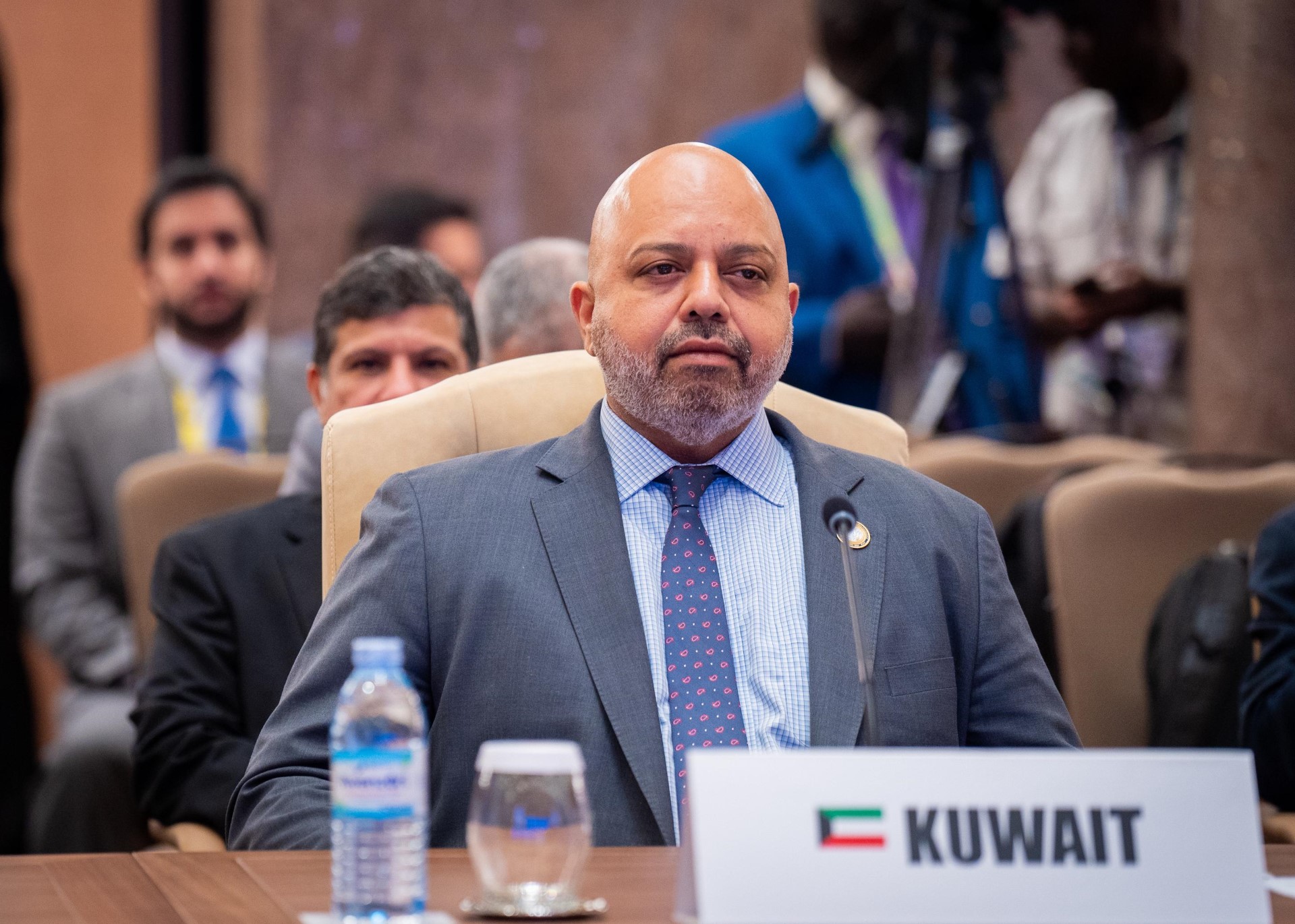 Representative of His Highness the Amir Sheikh Mishal Al-Ahmad Al-Jaber Al-Sabah Ambassador Tareq M. Al-Banai