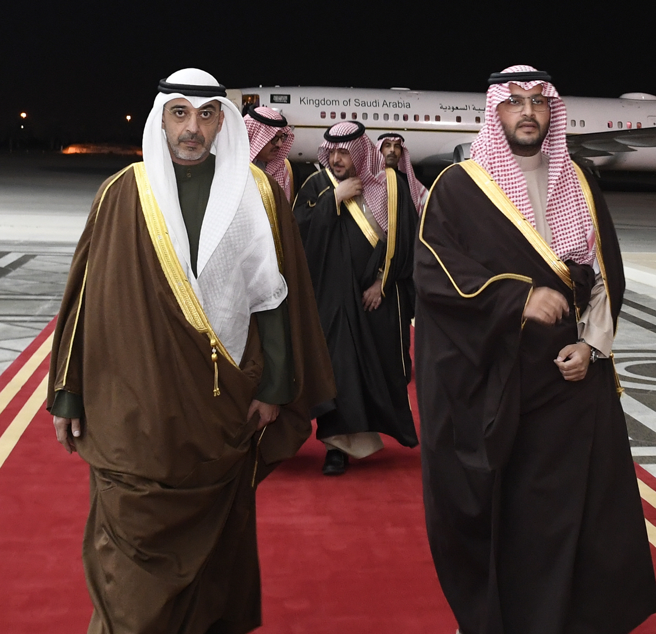 وزير الدولة عضو مجلس الوزراء بالمملكة العربية السعودية يصل إلى البلاد في زيارة رسمية