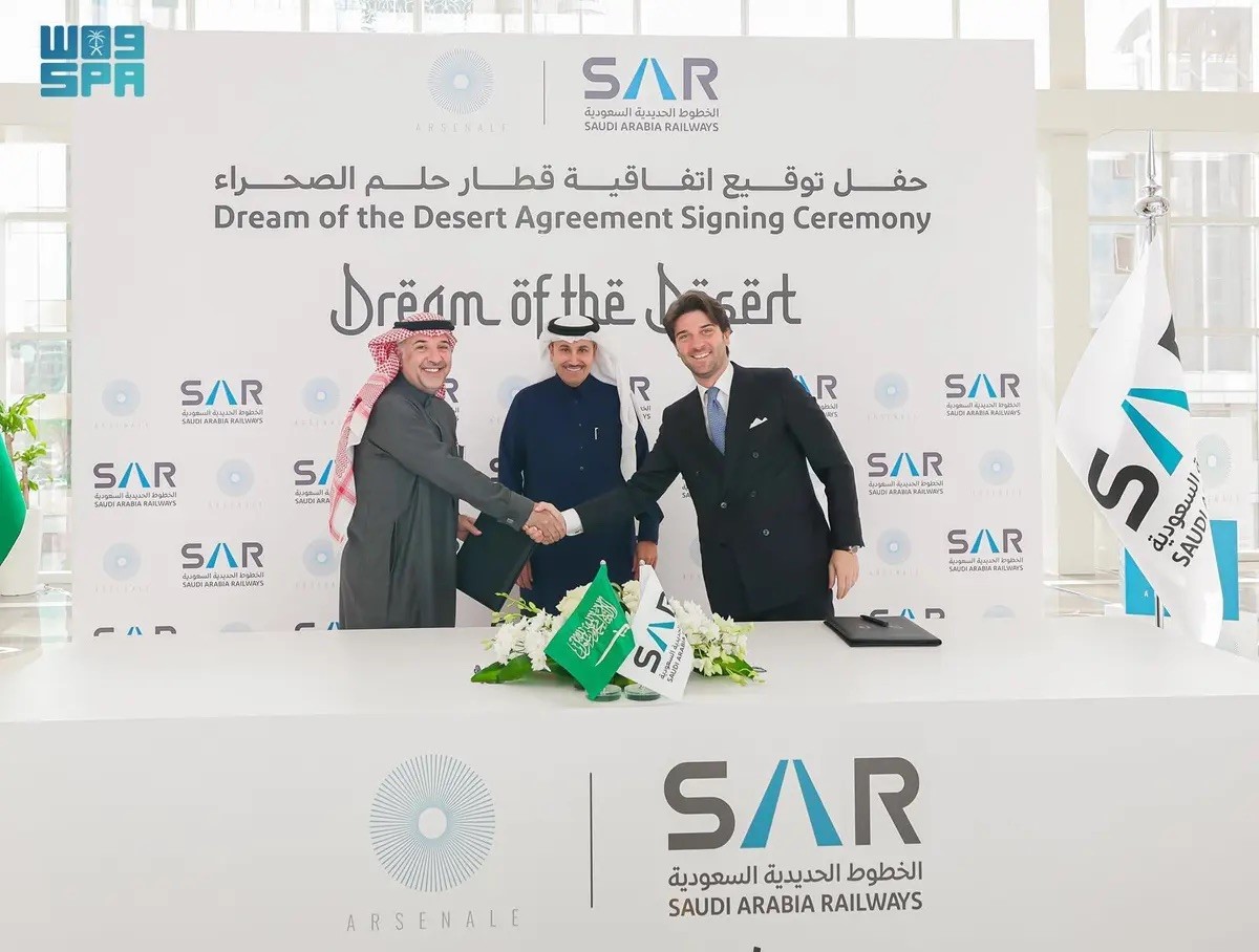 Saudi Arabia Signs agreement with Italian company to launch (Dream of the Desert) Train