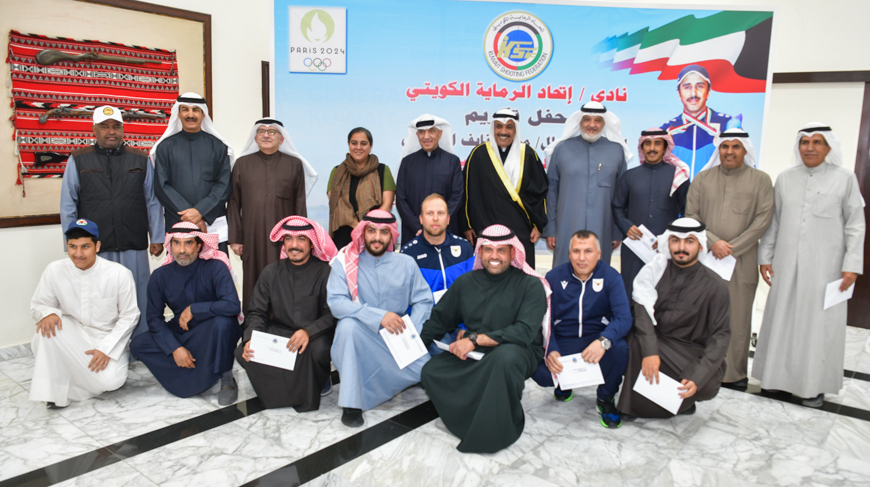 Kuwait shooting club honors shooters