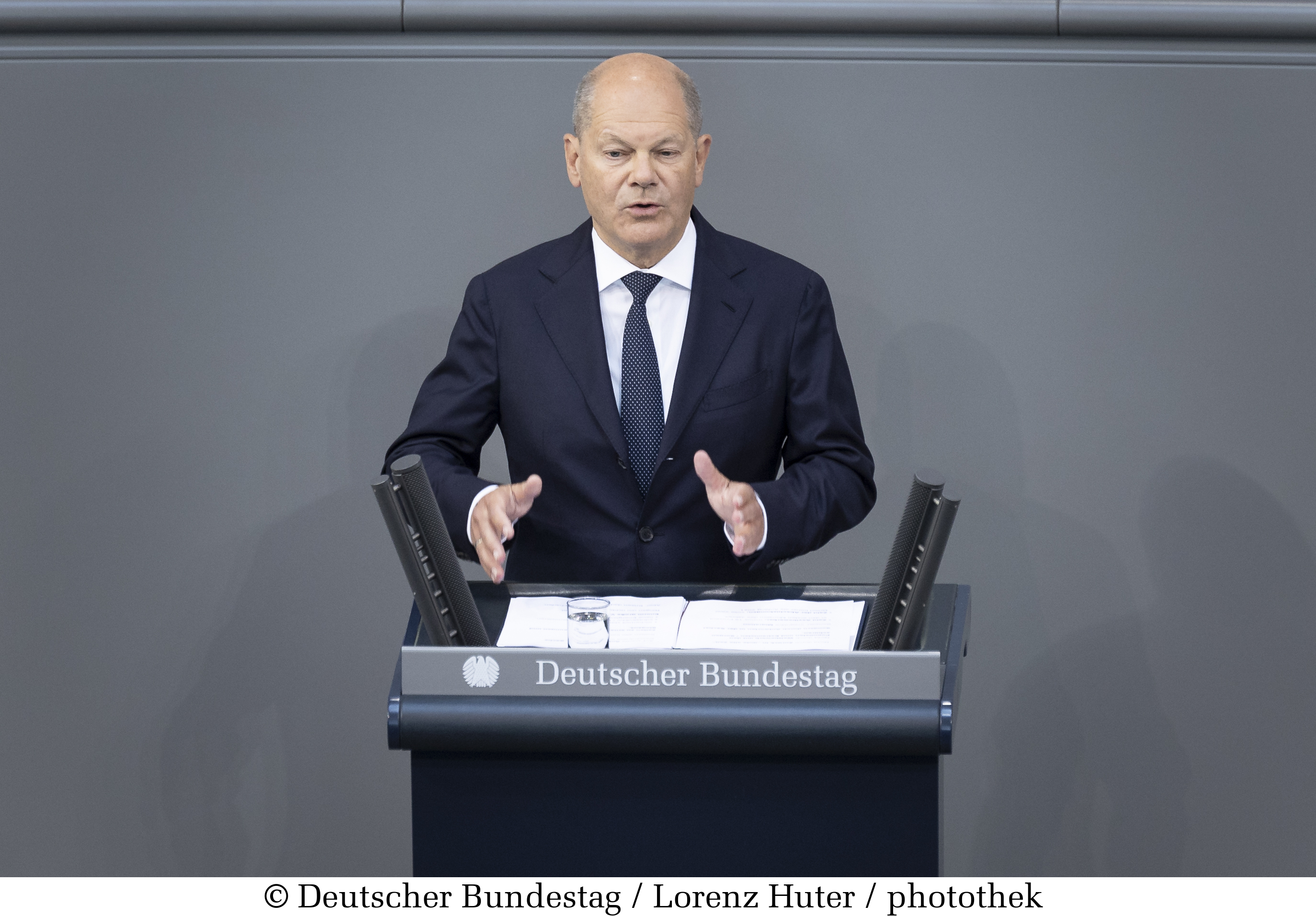 German Chancellor Olaf Scholz
