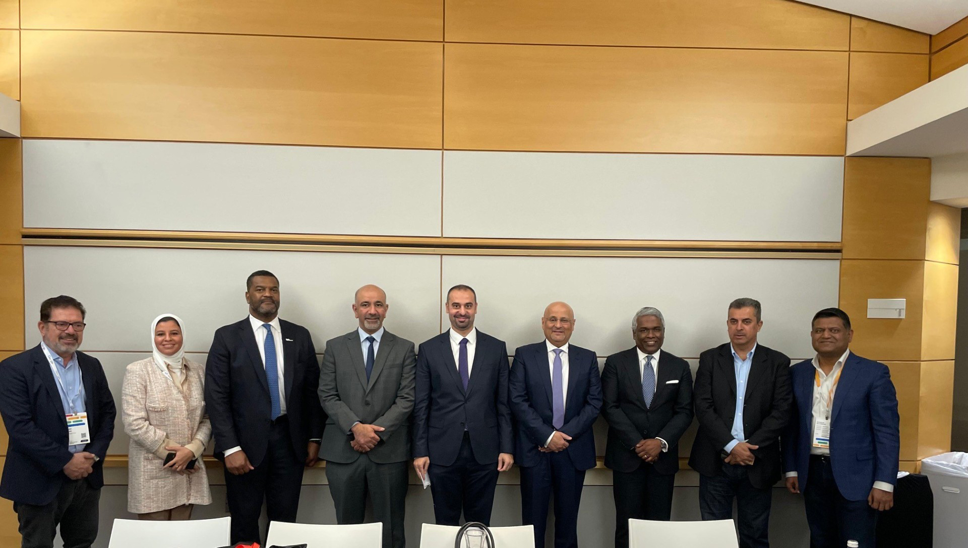 Minister of State for Communication Affairs Omar Al-Omar during Kuwait's participation in the Google Public Sector Summit 2024