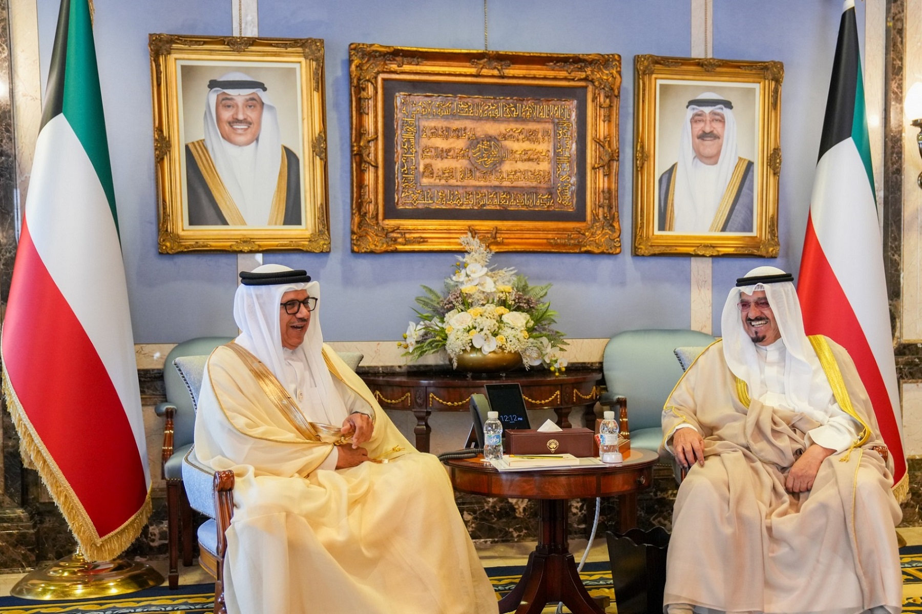 Kuwait PM receives Bahrain FM at Seif Palace