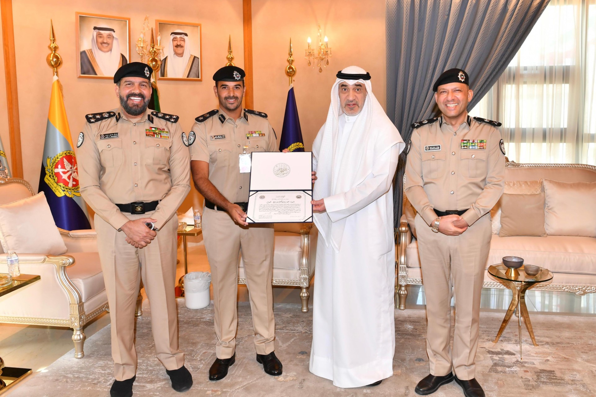 Kuwait MoI honors jet skier Burbayea for progress