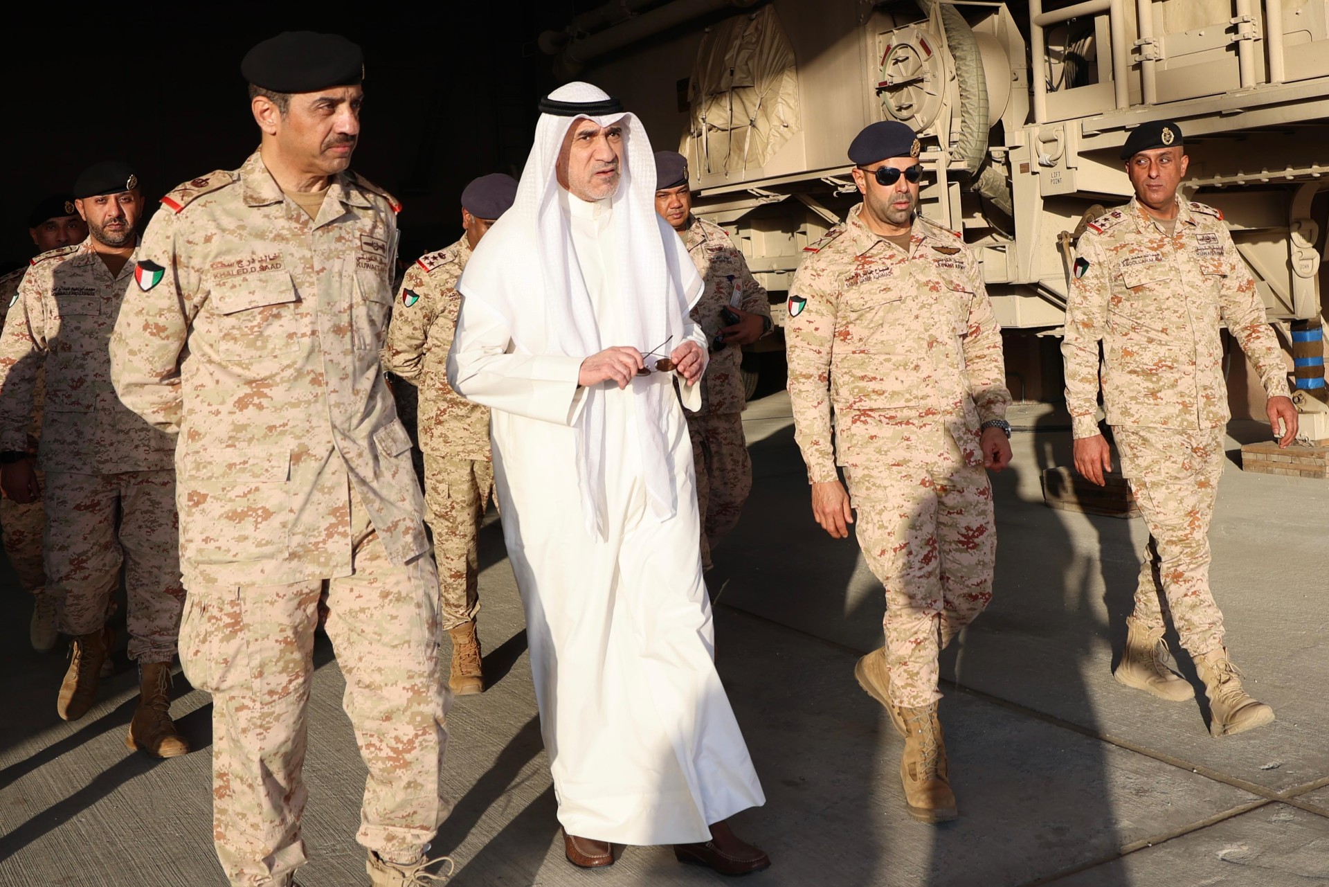 First Deputy Prime Minister and Minister of Interior, and Minister of Defense visits sites of the Air Force 