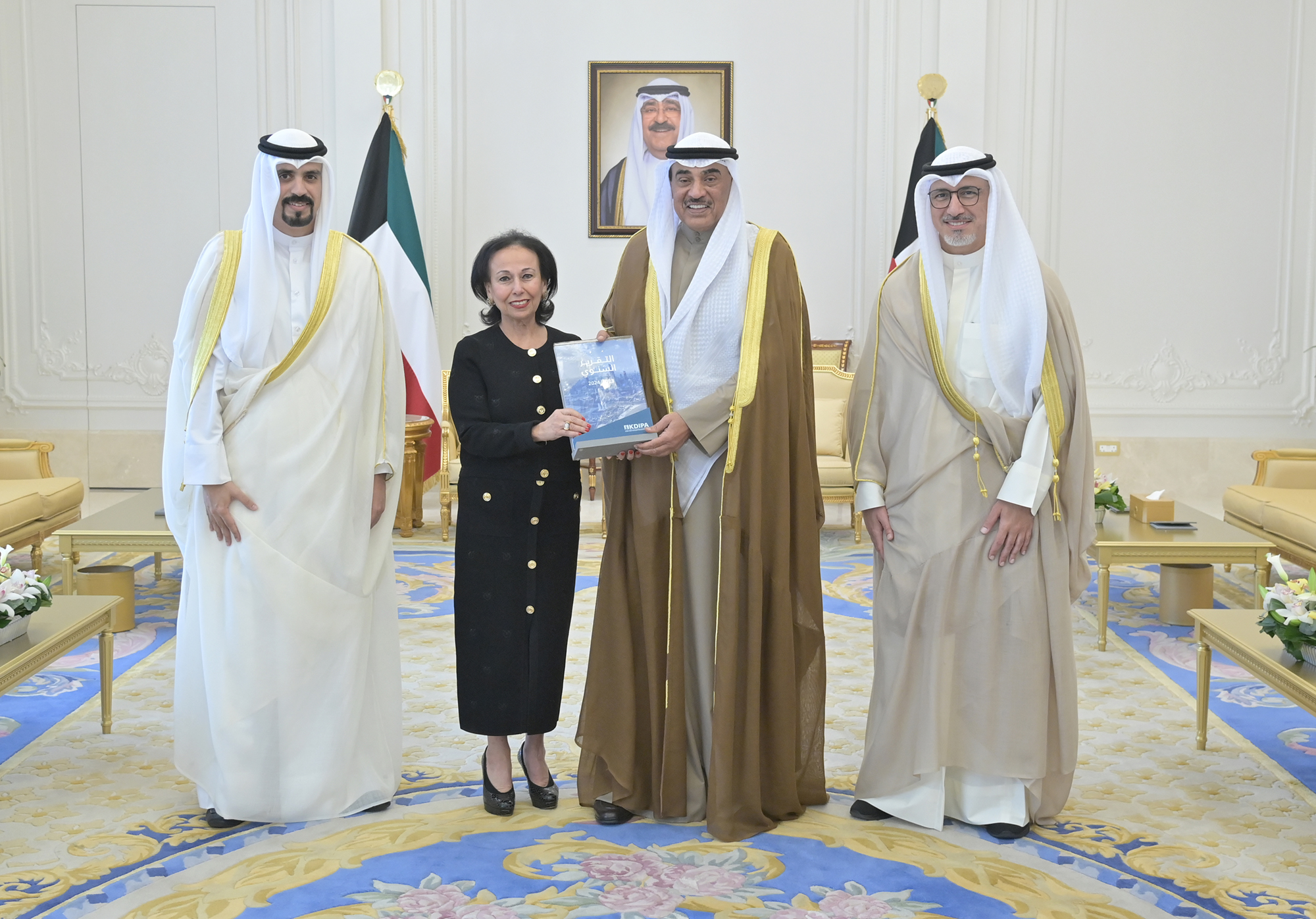 His Highness the Crown Prince receives Kuwait Direct Investment Promotion Authority (KDIPA) Director General