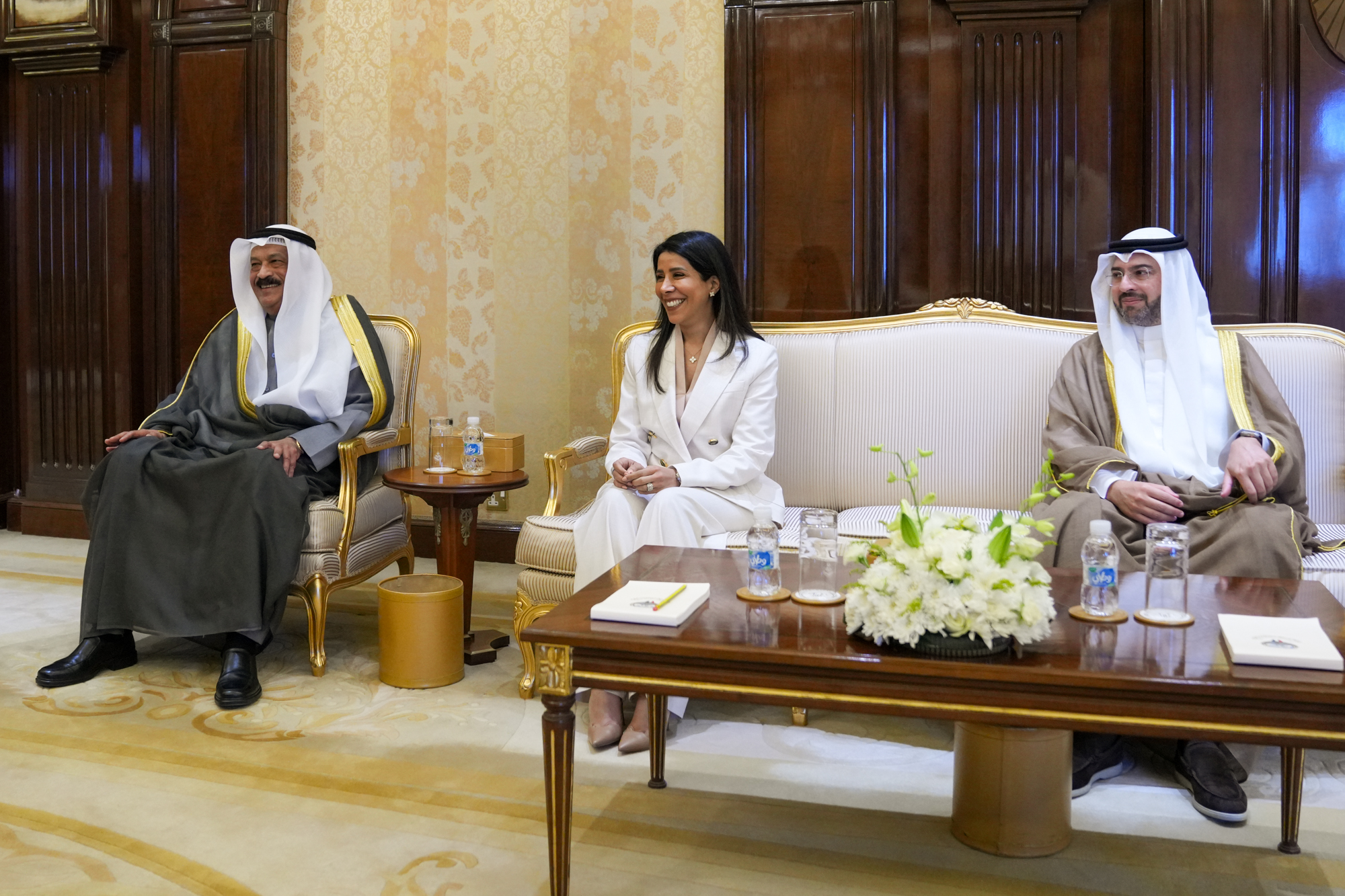 His Highness the Prime Minister with Saudi Minister of Transport and Logistics Services and his accompanying delegation