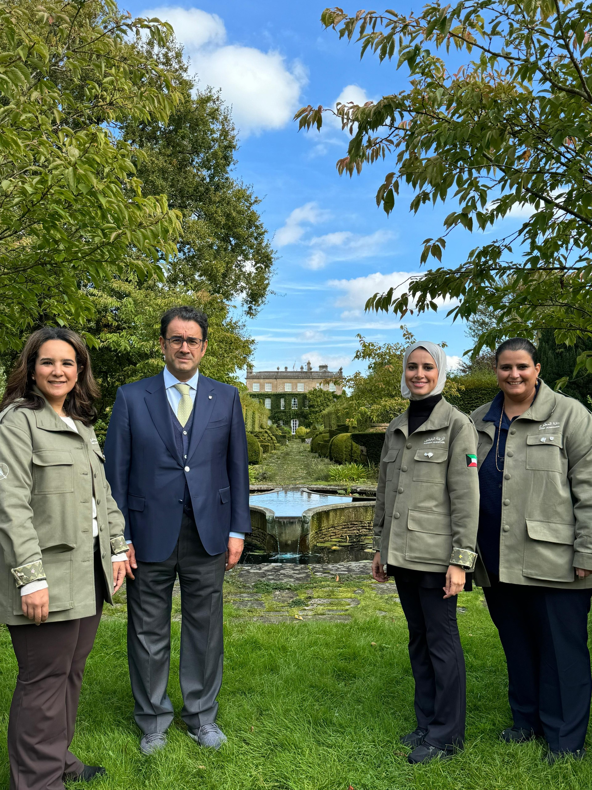 Kuwaiti Assistant Foreign Minister for European Affairs Ambassador Sadiq Marafie with the Kuwaiti delegation
