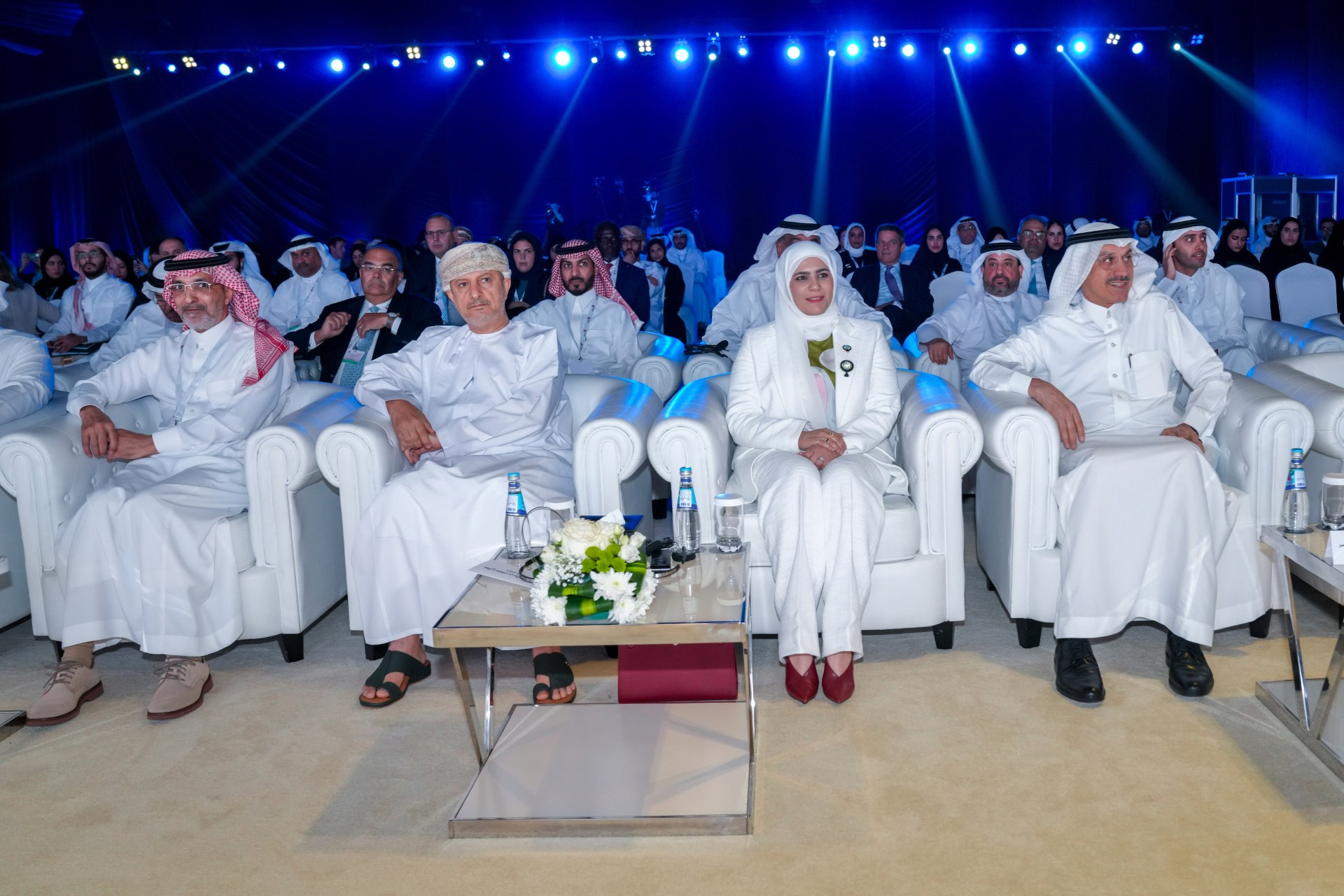 Minister of Finance Nora Al-Fassam during the meeting