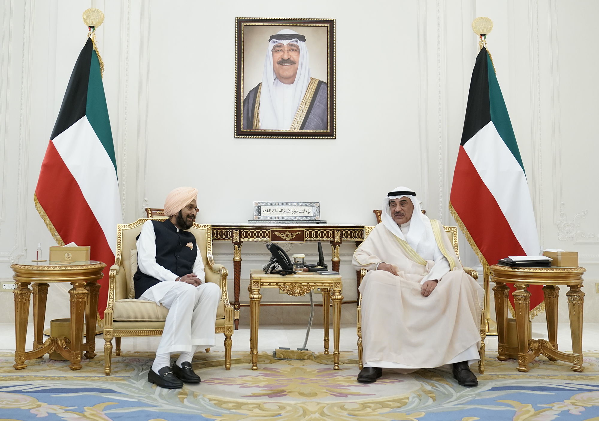 His Highness the Crown Prince receives President of the Olympic Council of Asia (OCA)