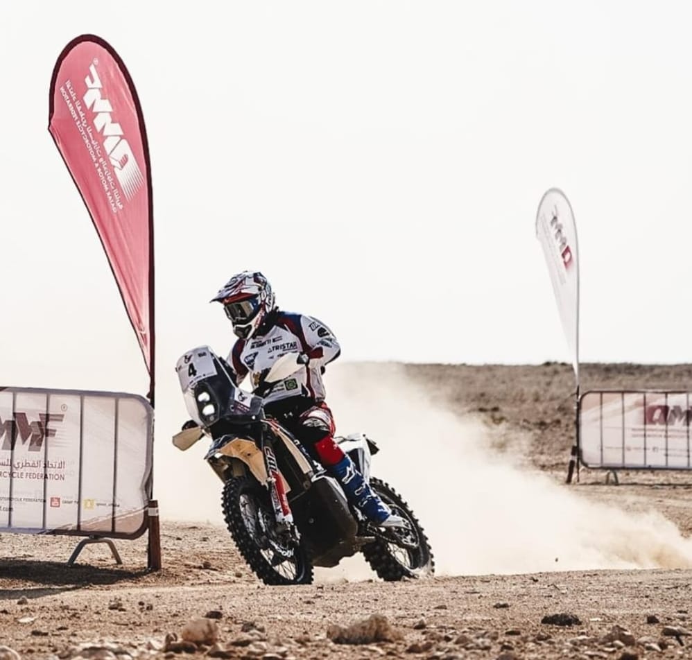 Kuwaiti rider Al-Shatti leads first stage in motorcycle category in Qatar Baja 2024