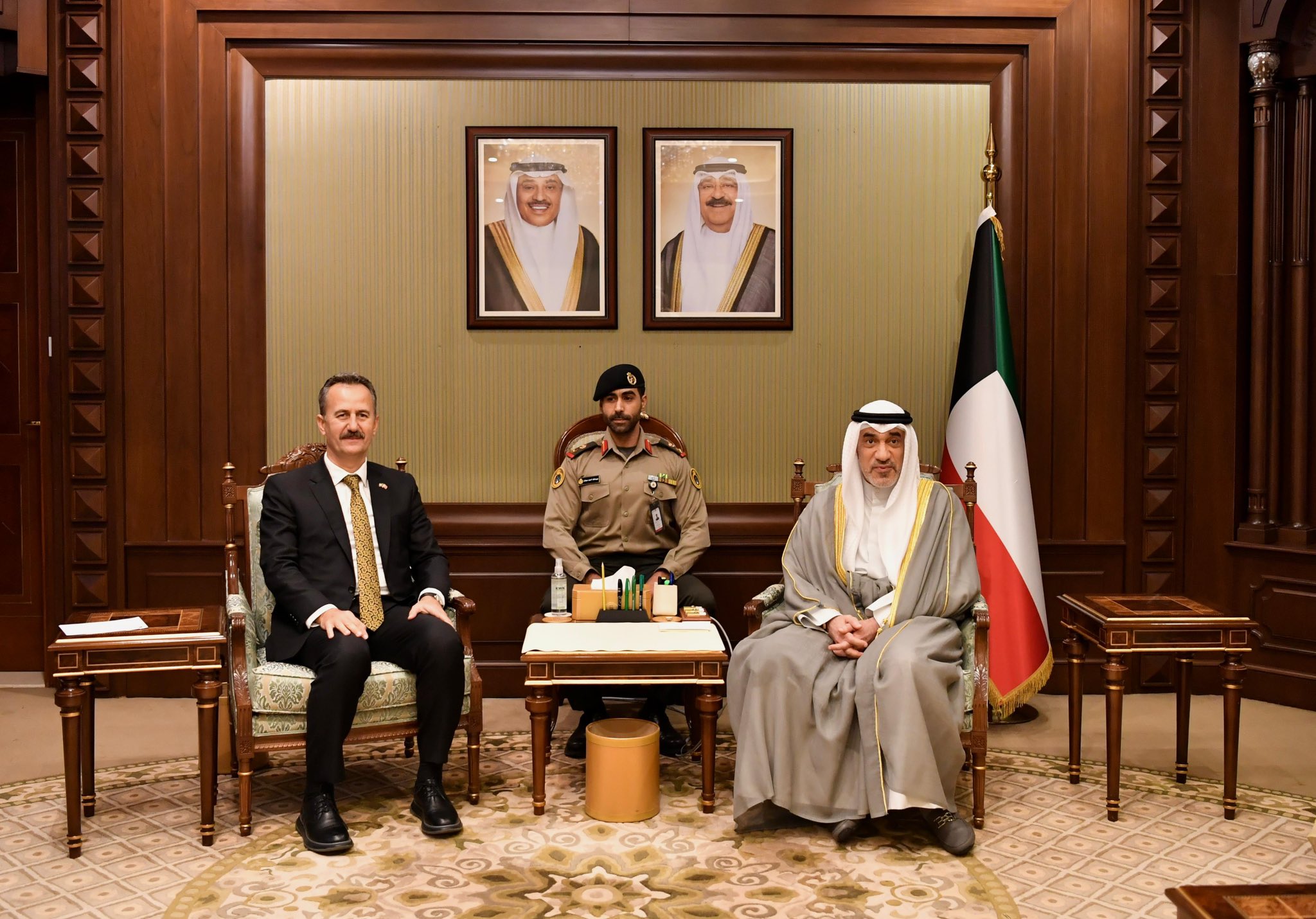 Kuwait Acting PM receives Turkish Defense Industry Agency Chief