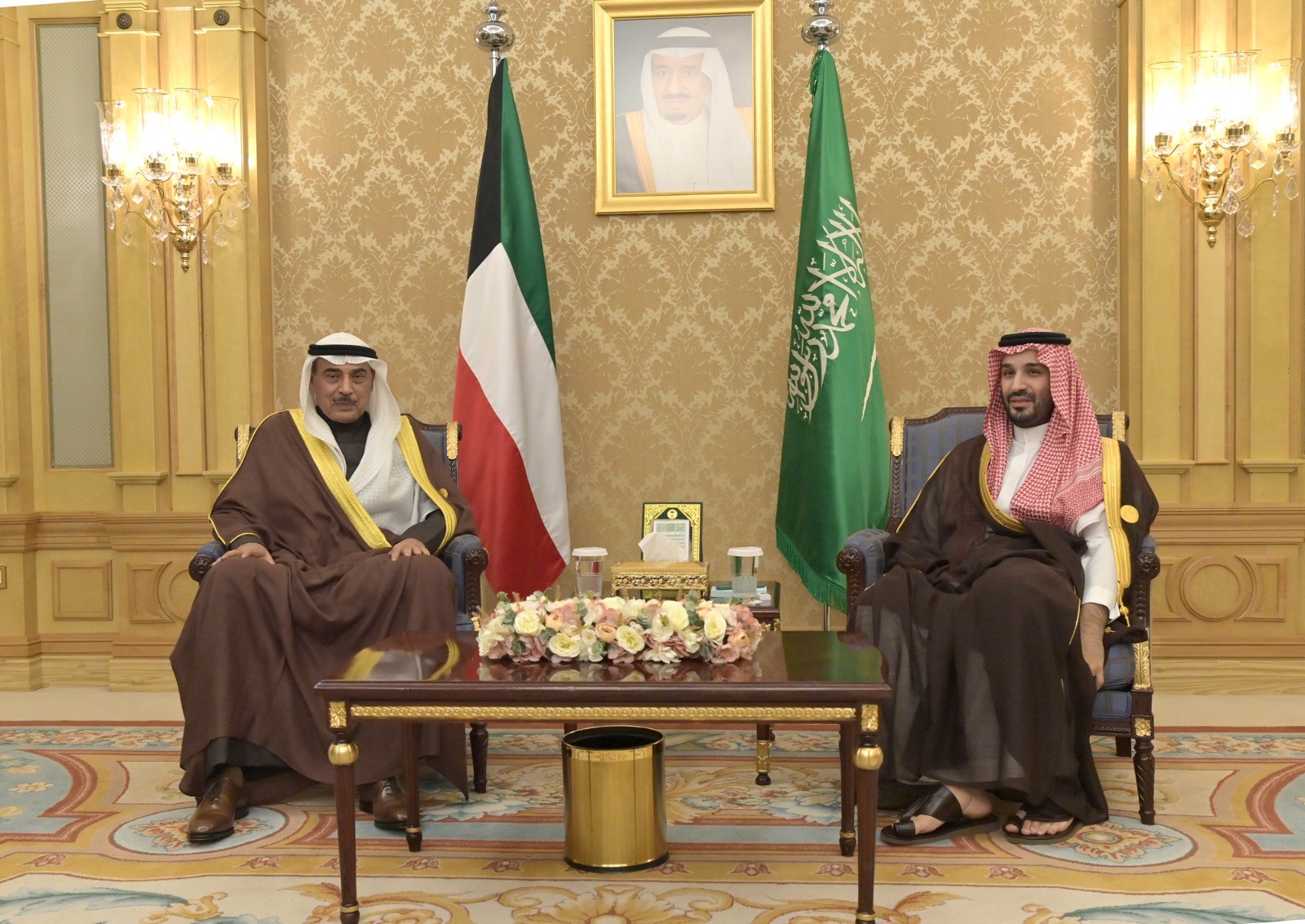 Kuwait Amir Representative meets Saudi Crown Prince