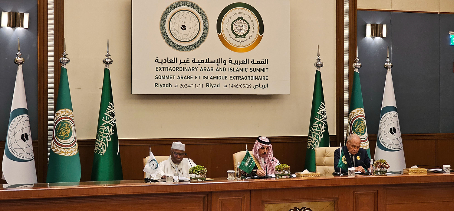 Saudi Arabia's Foreign Minister Prince Faisal bin Farhan during the news conference