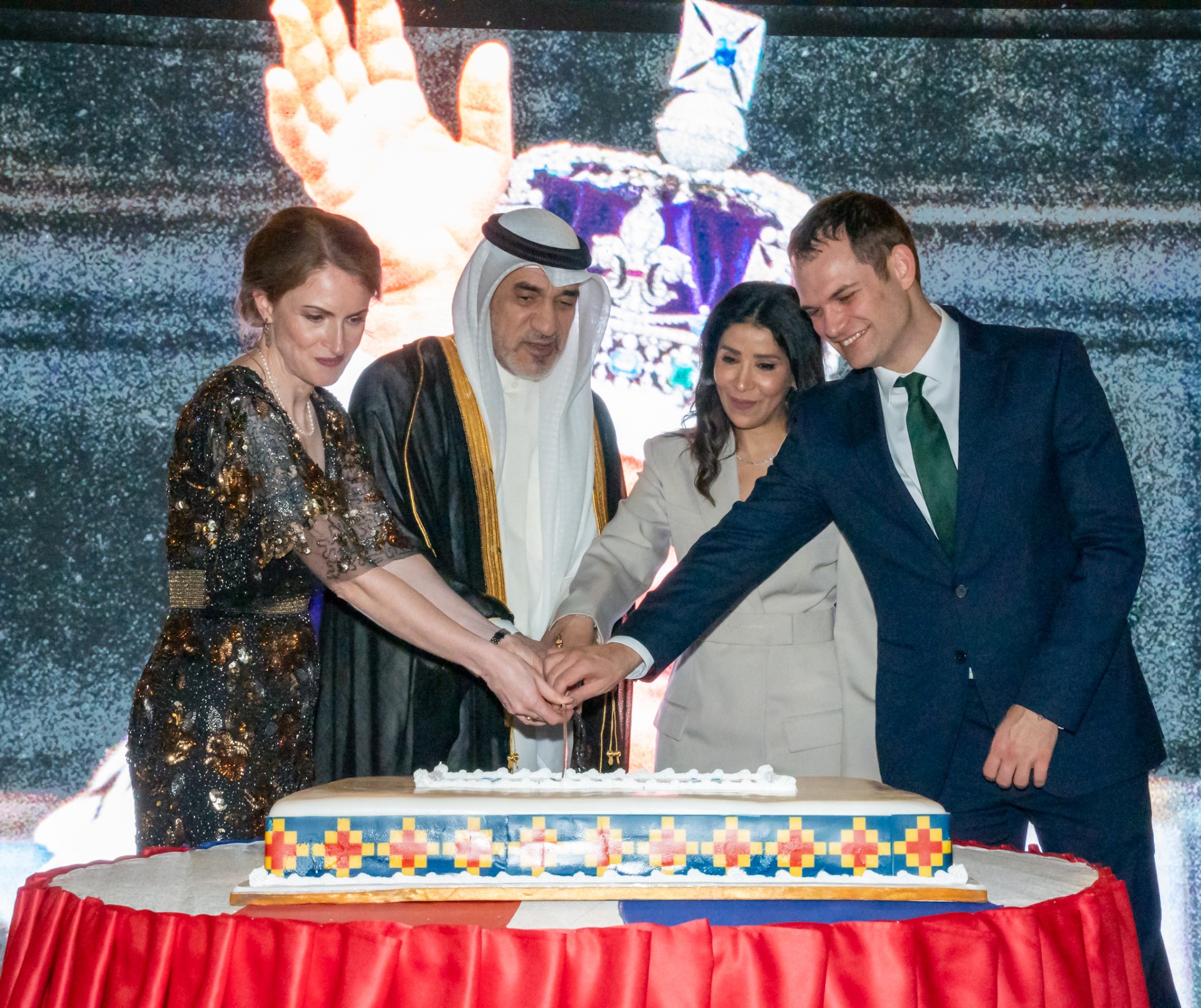The British Embassy in Kuwait celebration of King Charles III birthday