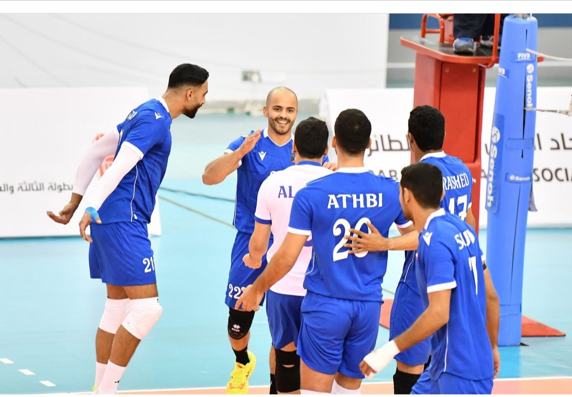 Kuwaiti men's volleyball team beats Jordanian counterpart 3-1 in Arab Championship