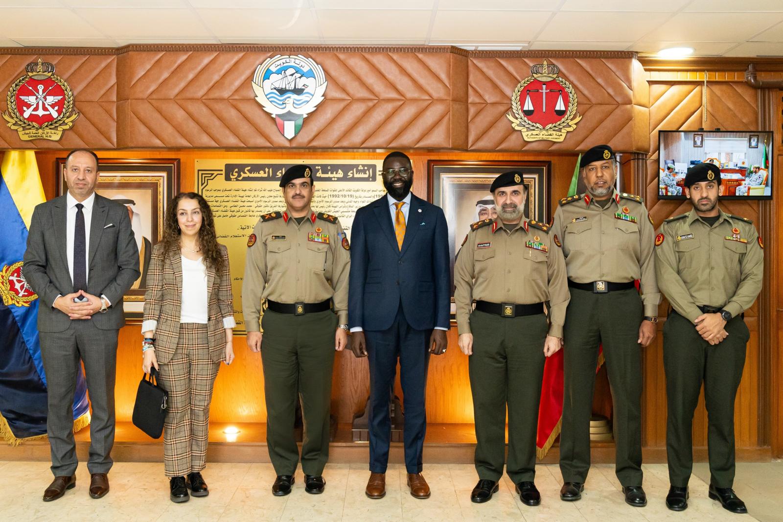 the military judiciary of Kuwait and (ICRC) to the GCC states discuss coordination for upcoming workshops