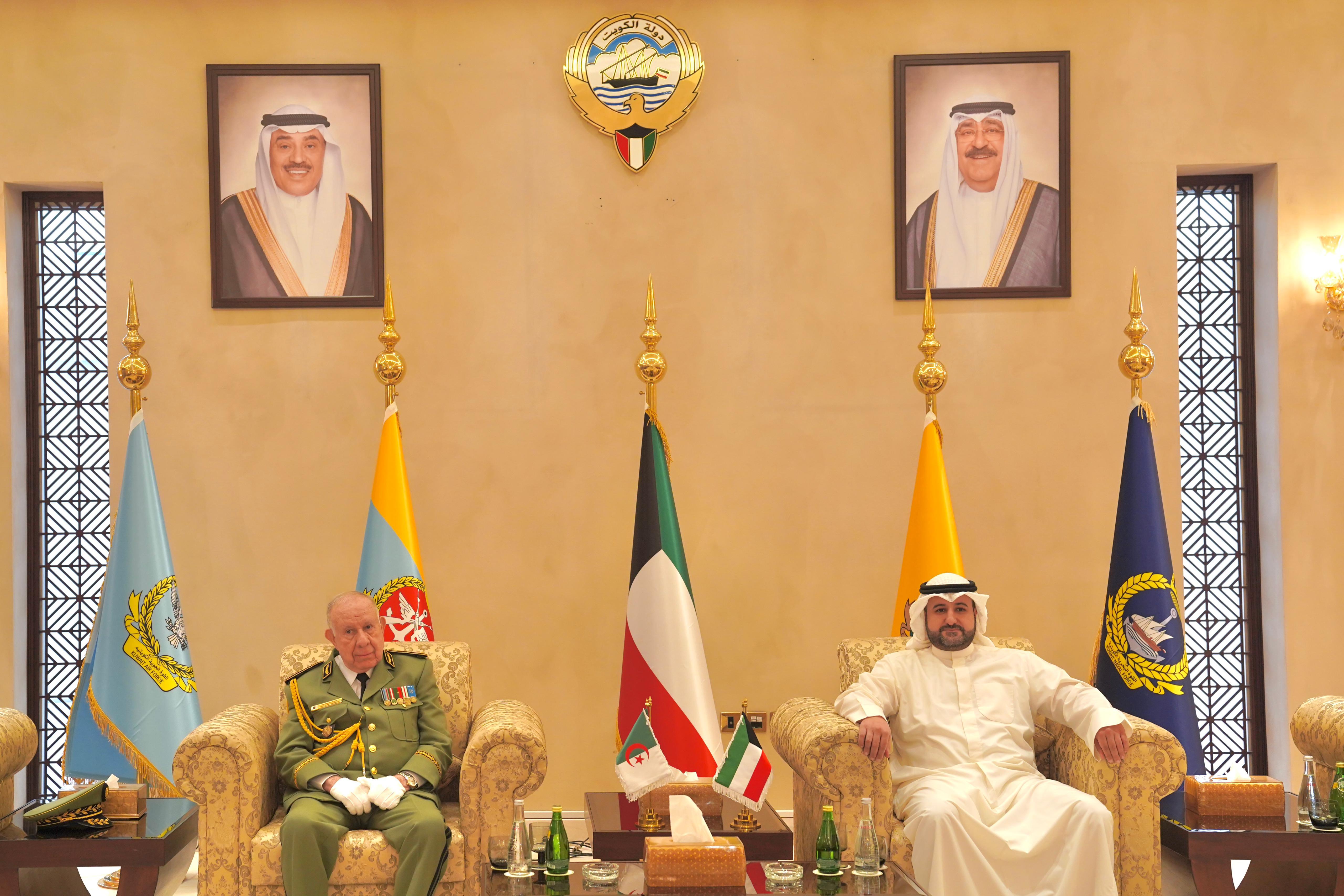 Kuwait's DM Unders. receives Algerian Chief of Staff