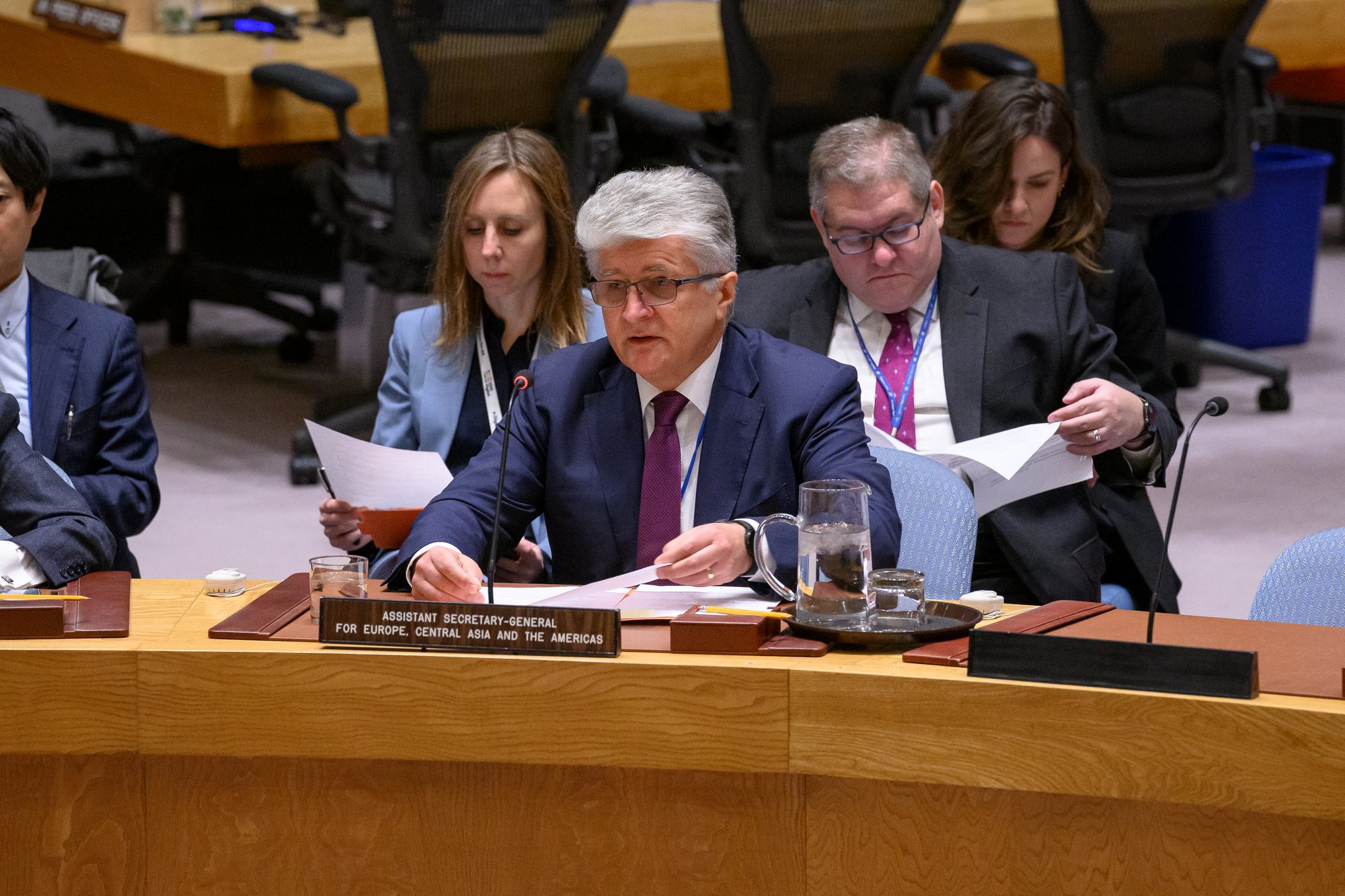 UN Assistant Secretary-General for Political Affairs and Peacebuilding Miroslav Jenca