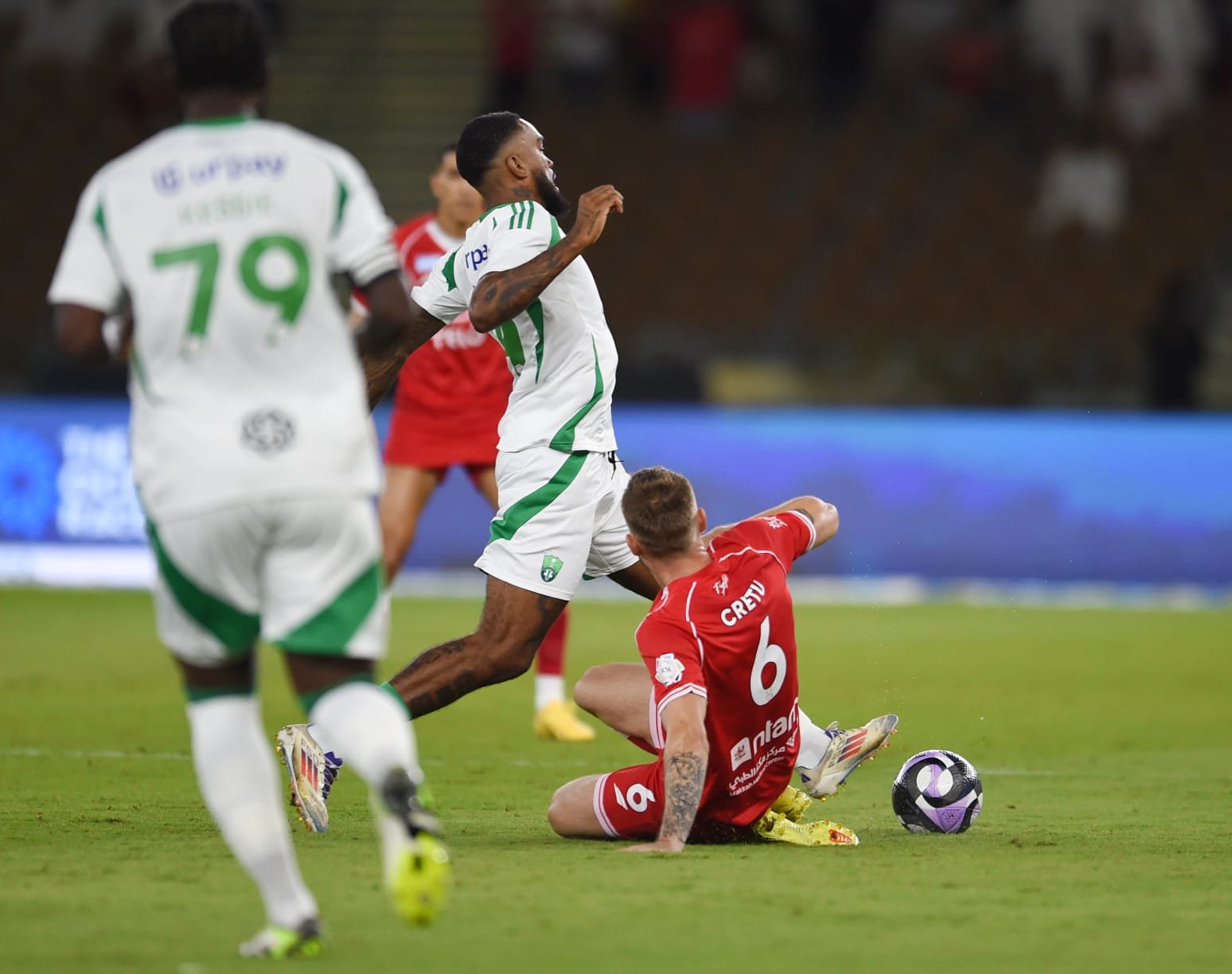 جانب من المباراة