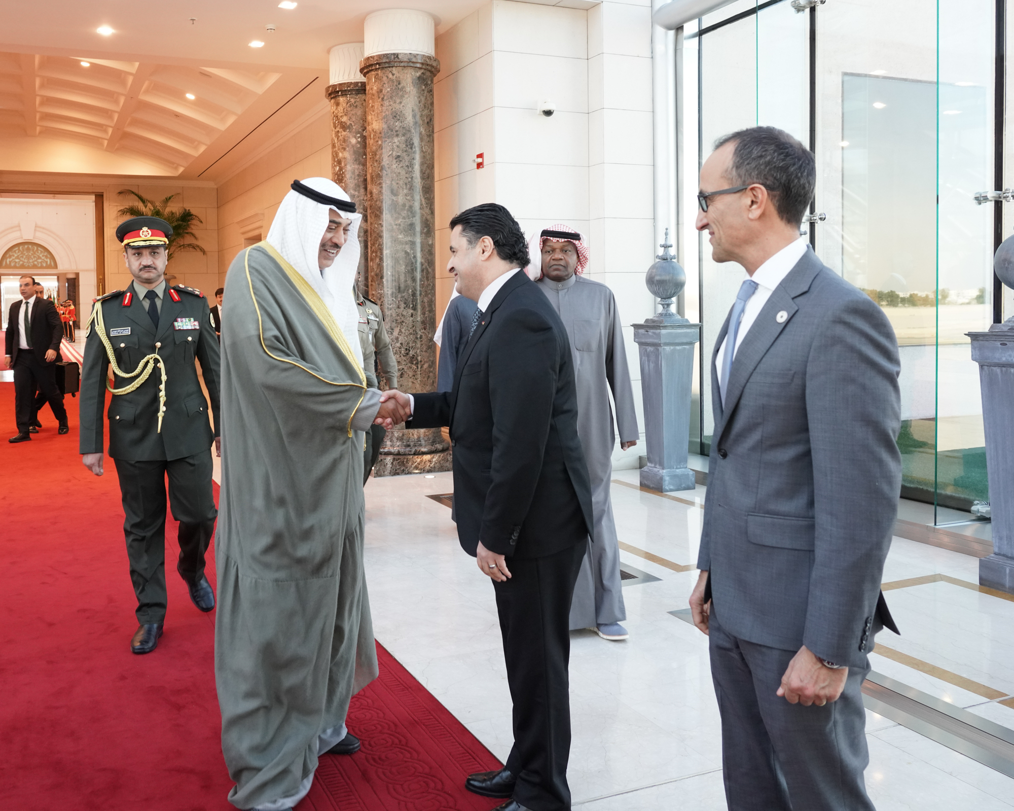 Crown Prince of the Hashemite Kingdom of Jordan Prince Hussein bin Abdullah and the Jordanian delegation left Kuwait after an official visit